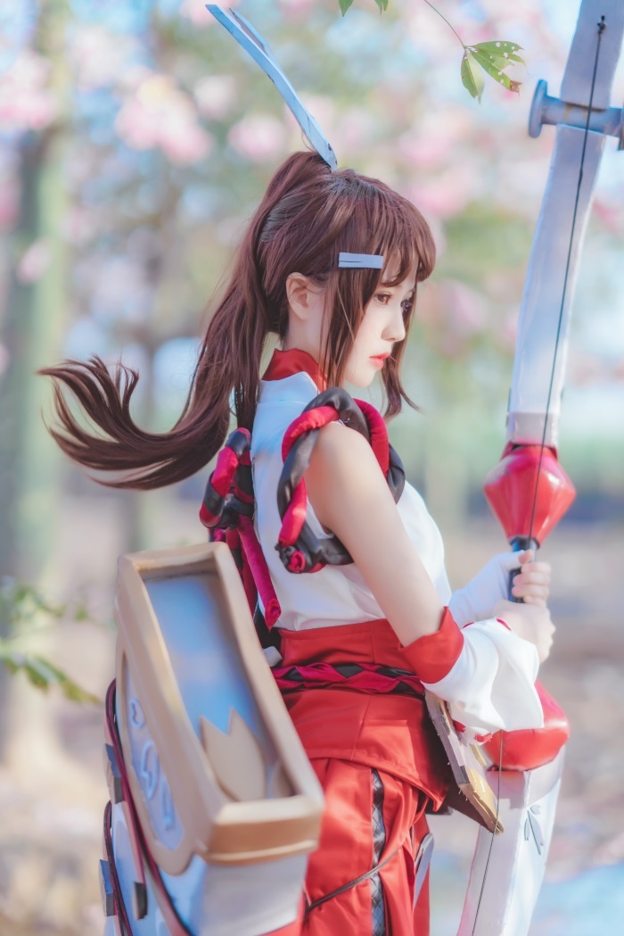 网红Coser@桜桃喵 – 王者荣耀 射手伽罗COS [32P/655MB]插图2