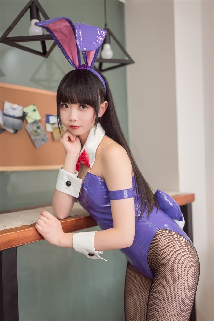 网红Coser@雪琪 – 兔女郎 渔网袜 [58P/259MB]插图3