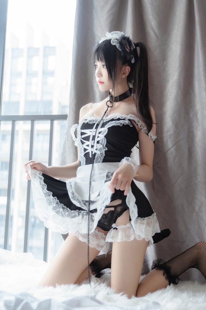 人气动漫Coser@桜桃喵 – 黑猫妹抖 [79P/1.59G]插图2