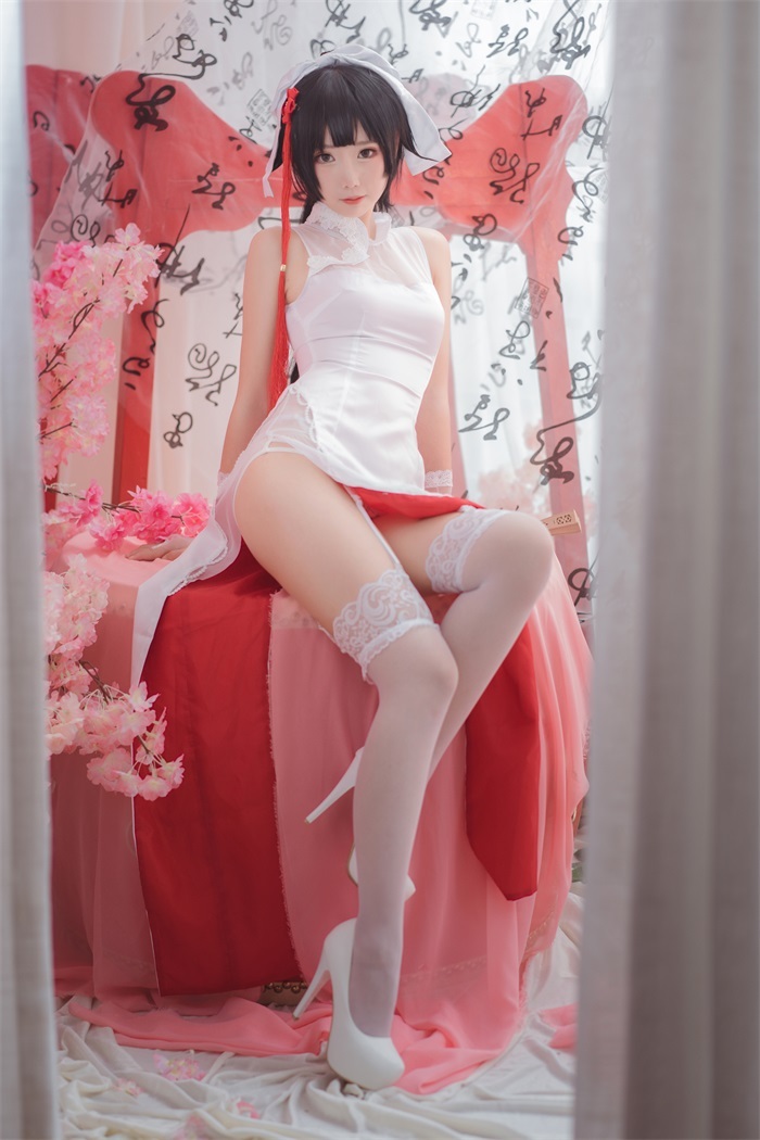 人气动漫Coser@面饼仙儿 旗袍白丝高雄 [29P/217MB插图2