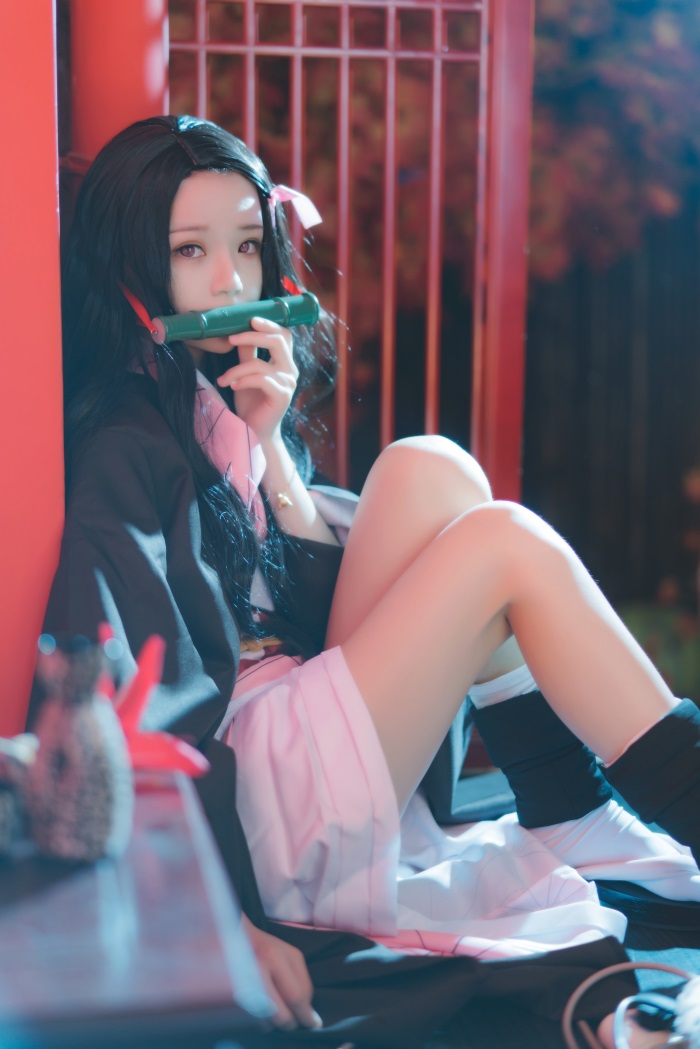 人气动漫Coser@桜桃喵 – 灶门祢豆子 [21P/528MB]插图3