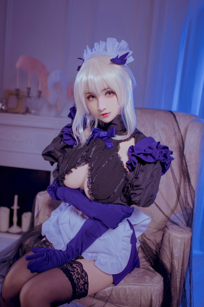 知名动漫Coser@rioko凉凉子 黑枪呆女仆 [26P/1V/328MB]插图3