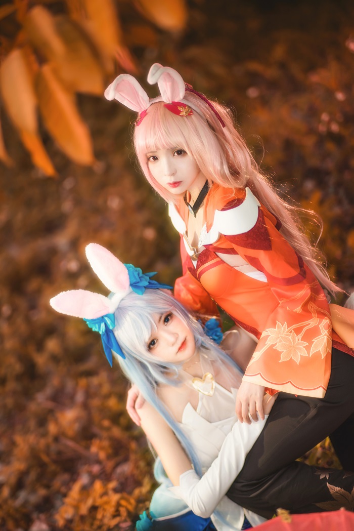 人气Coser@桜桃喵&疯喵ss – 双人公孙离 [16P/334MB]插图3