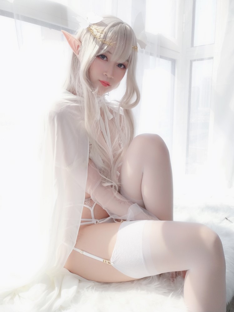 人气动漫Coser@白银81 纯白精灵 [45P/80MB]插图4