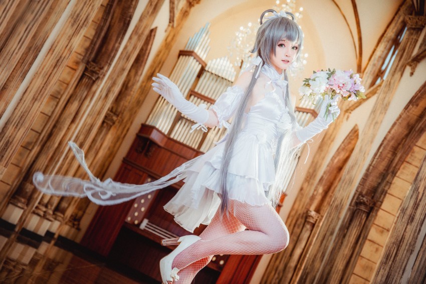 网红Coser@yui金鱼 – 洛天依花嫁 [11P/79MB]插图2