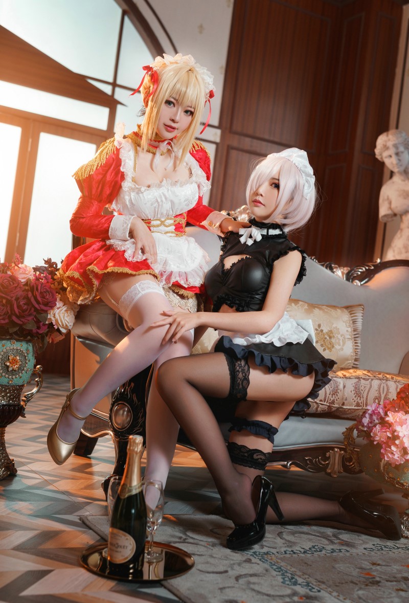 微博人气Coser@半半子 Claudius Kyrielight Maid [22P/34M]插图1