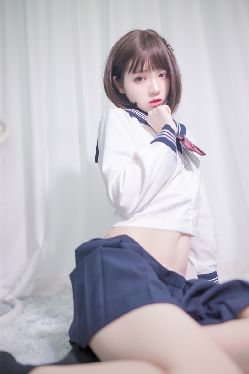 网红Coser@疯猫ss – 居家JK[40P/559MB]插图4