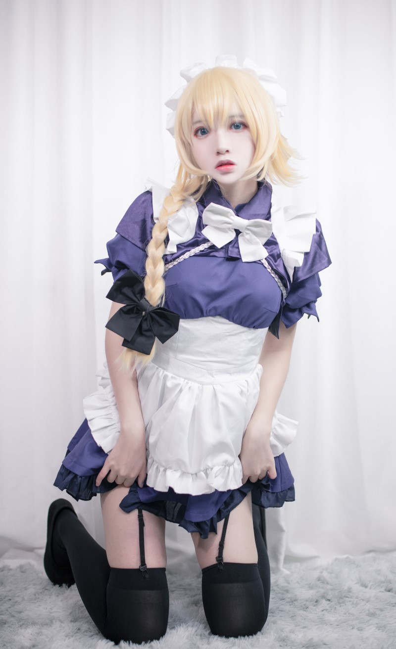 网红Coser@疯猫ss – 贞德女仆[20P/255MB]插图1