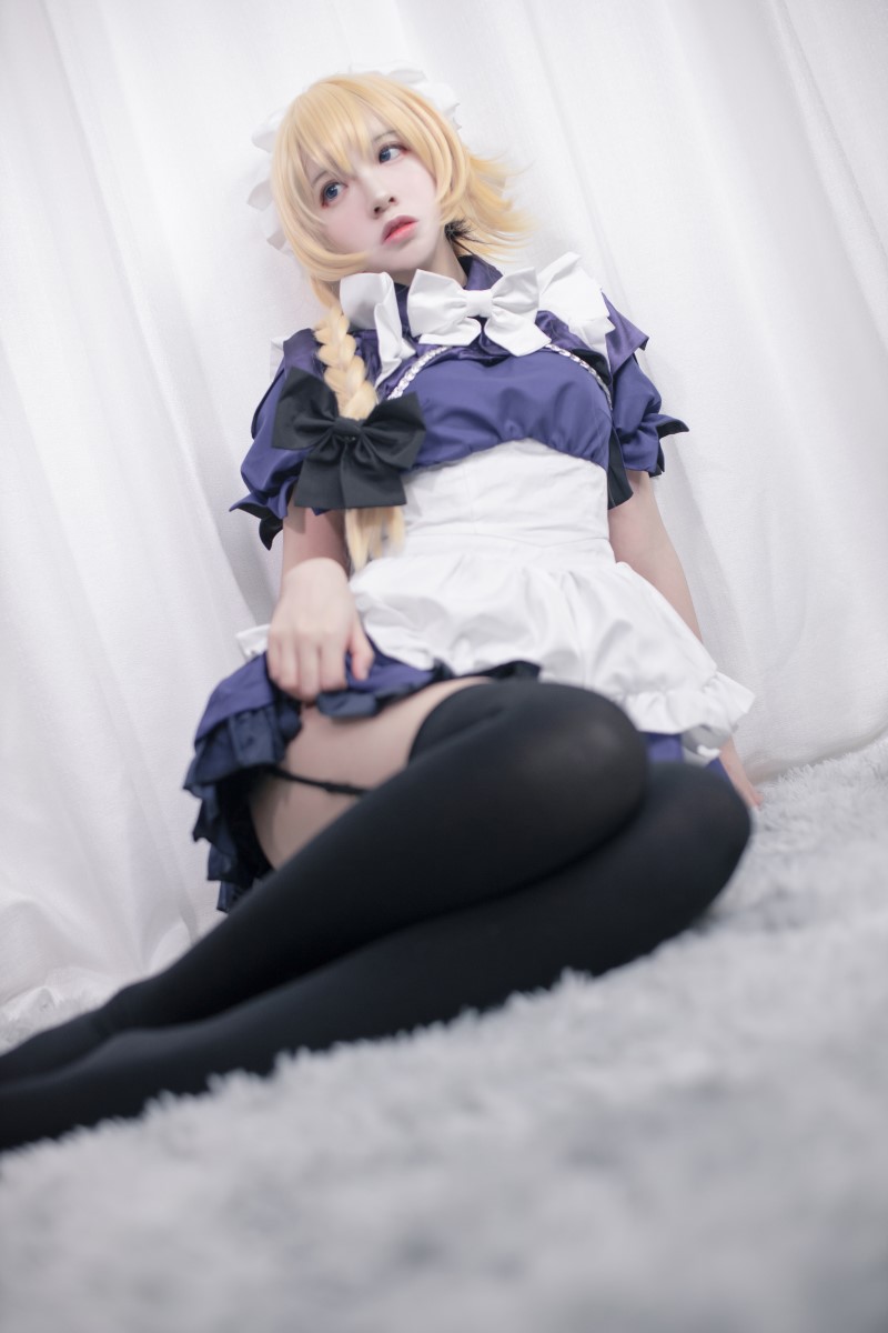 网红Coser@疯猫ss – 贞德女仆[20P/255MB]插图3