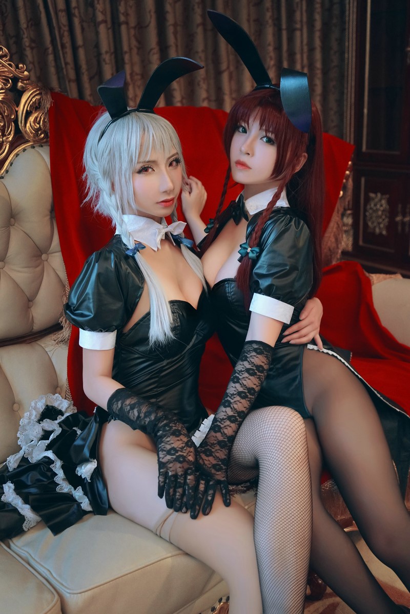 微博人气Coser@半半子 东方幻想乡兔女郎 [30P/15M]插图4