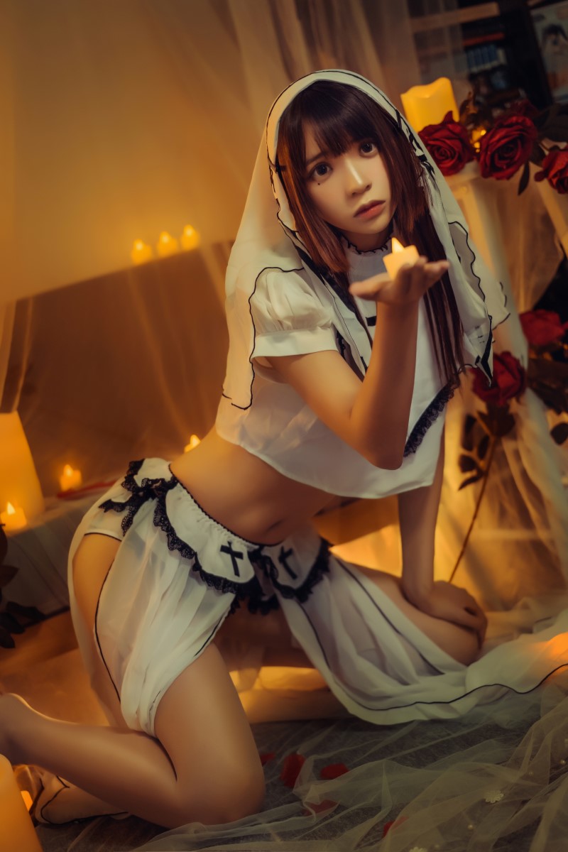 网红Coser@疯猫ss – 黄昏修女[17P/151MB]插图3