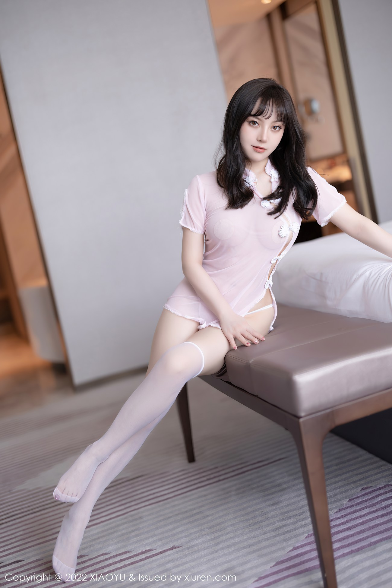 [XIAOYU语画界] 2022.04.20 VOL.761 豆瓣酱 丝袜美臀[75P/564MB]插图4