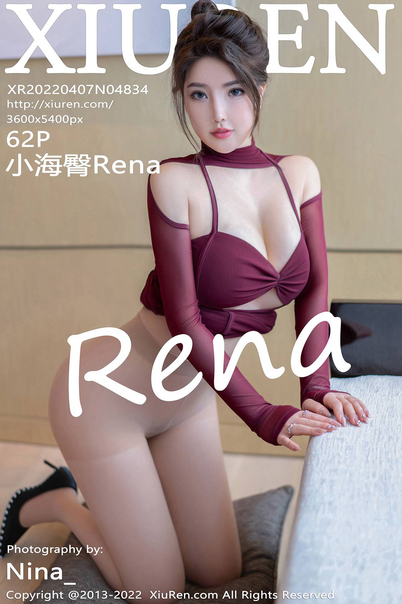 [Xiuren秀人网]2022.04.07 NO.4834 小海臀Rena [62+1P/535MB]插图2