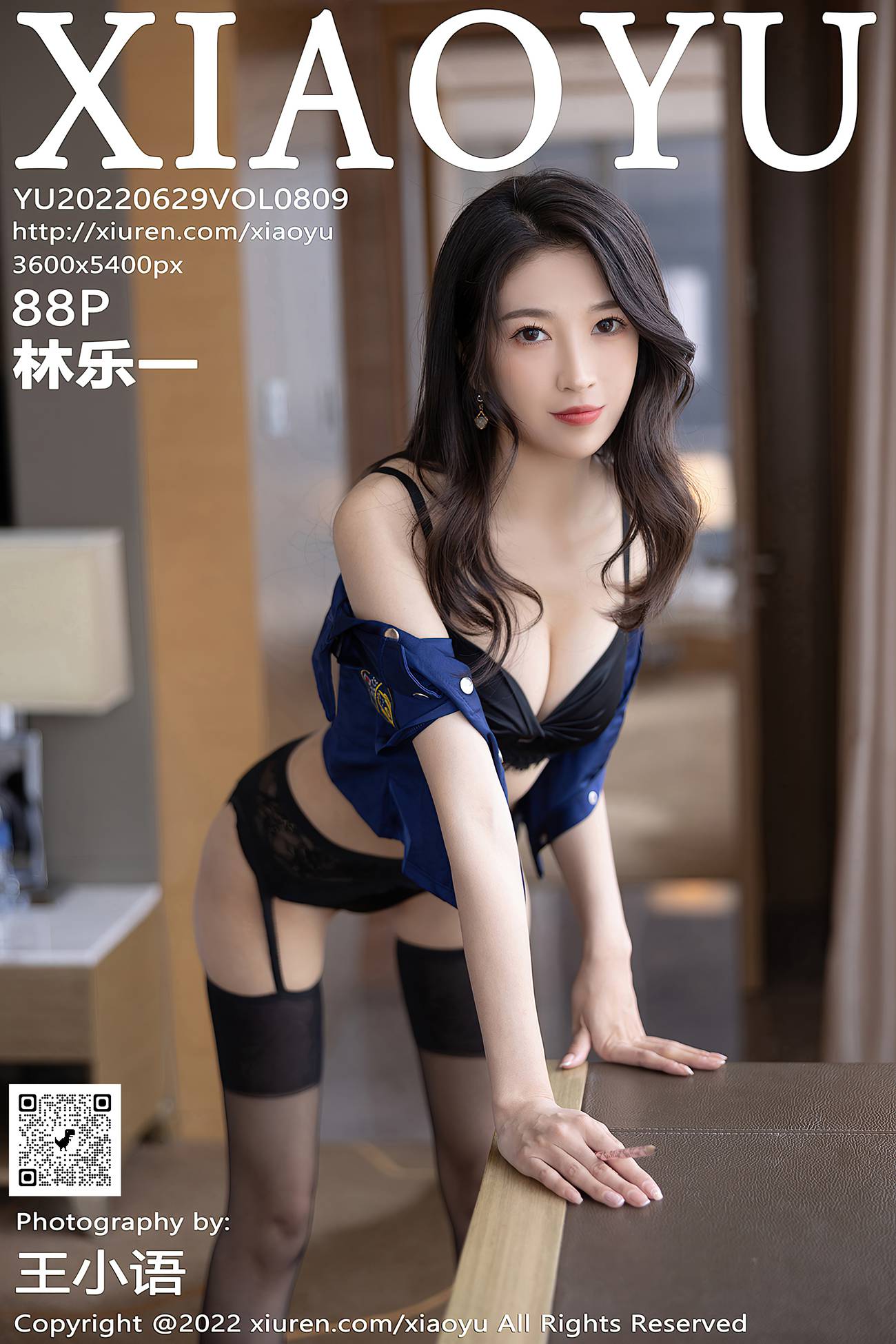 [XIAOYU语画界] 2022.06.29 VOL.809 林乐一 黑丝美腿[89P/763MB]插图2