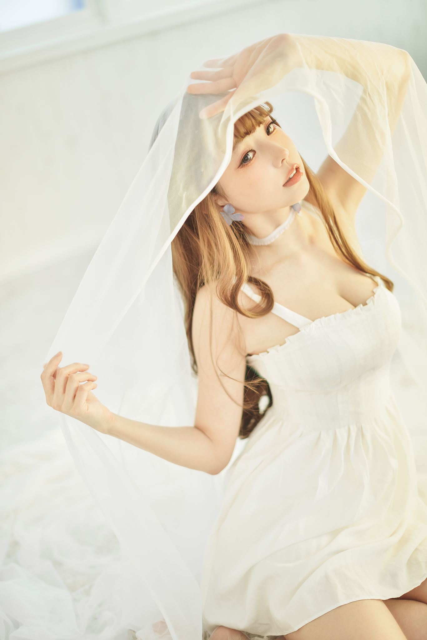 台湾Coser@ElyEE子 White Dress [22P/27MB]插图4