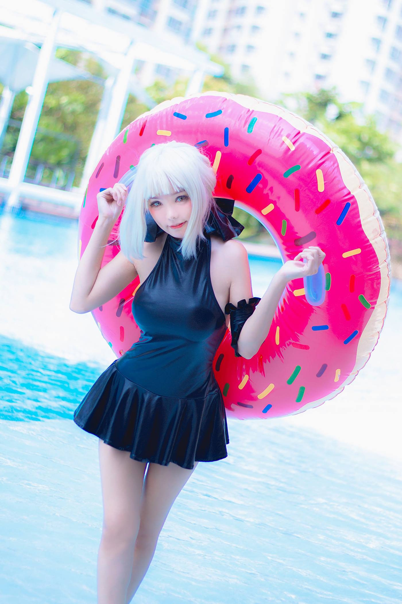 Kitkat Cosplay – Saber Alter Swimsuit [29P/102MB]插图3