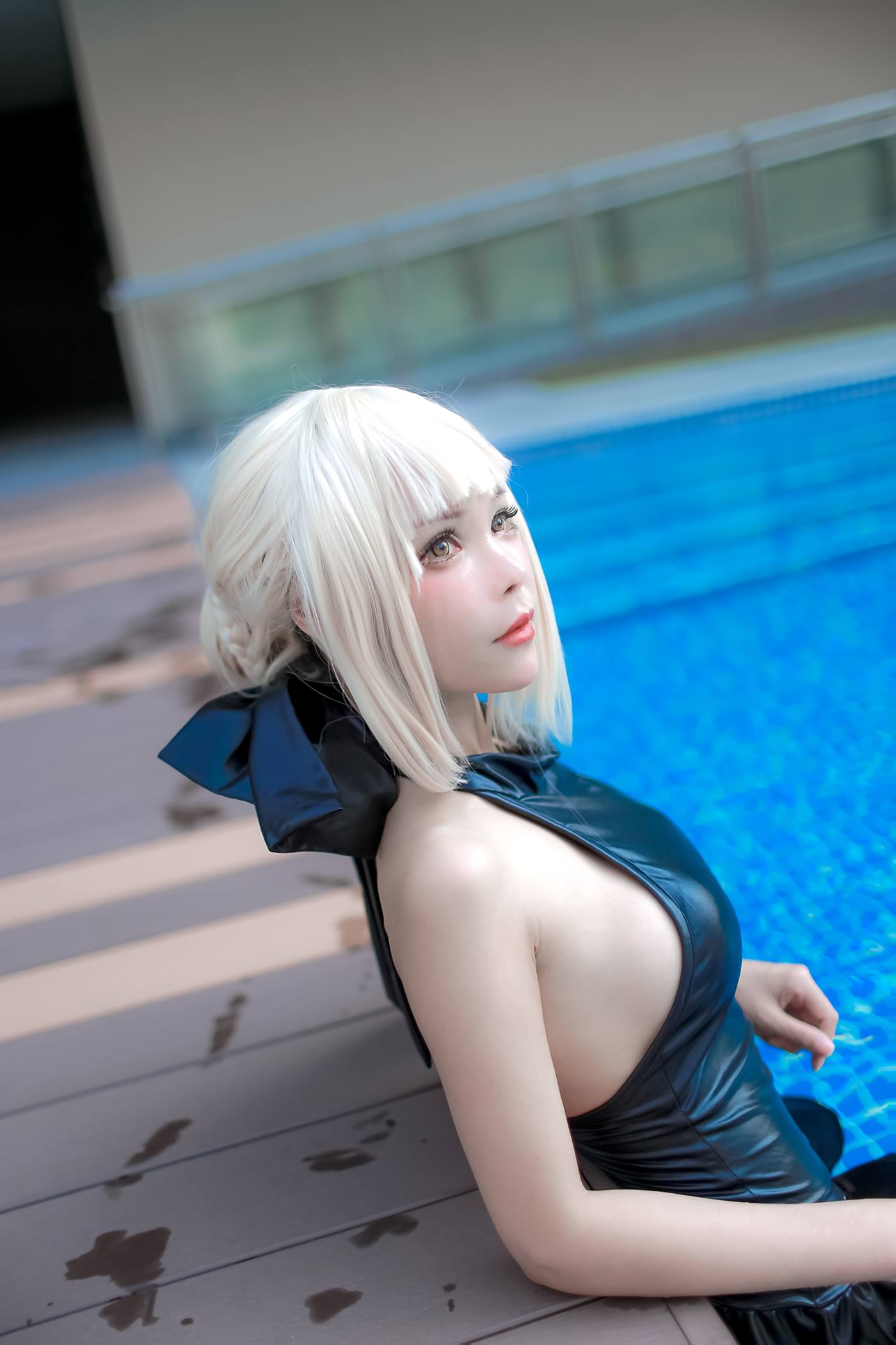 Kitkat Cosplay – Saber Alter Swimsuit [29P/102MB]插图1