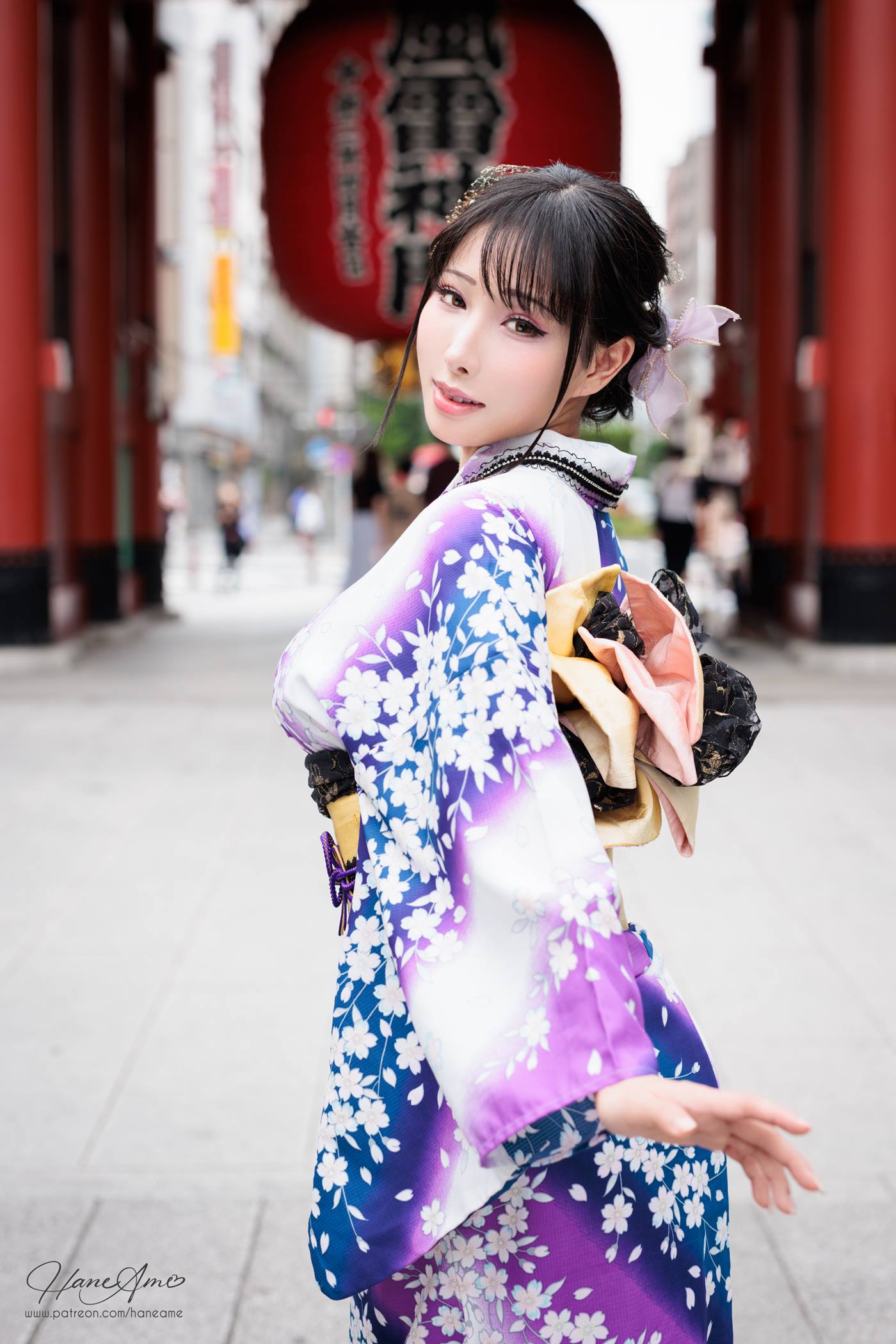 Hane Ame 雨波写真 Original Violet KimoNO 紫羅蘭夏日浴衣[109P/9V/1.82GB]插图3