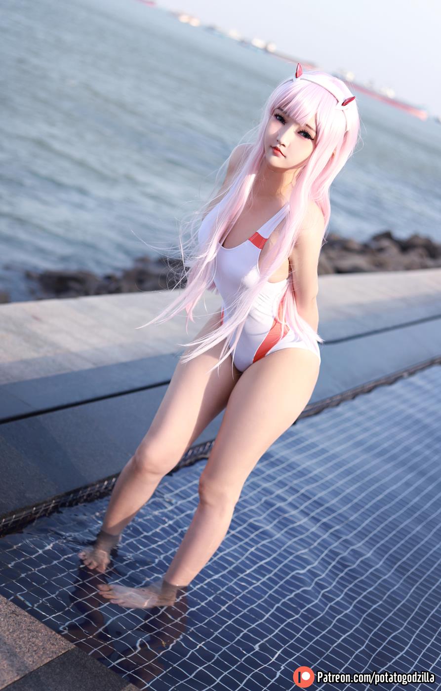 Potato Godzilla – Zero Two Swimsuit[29P/105MB]插图4