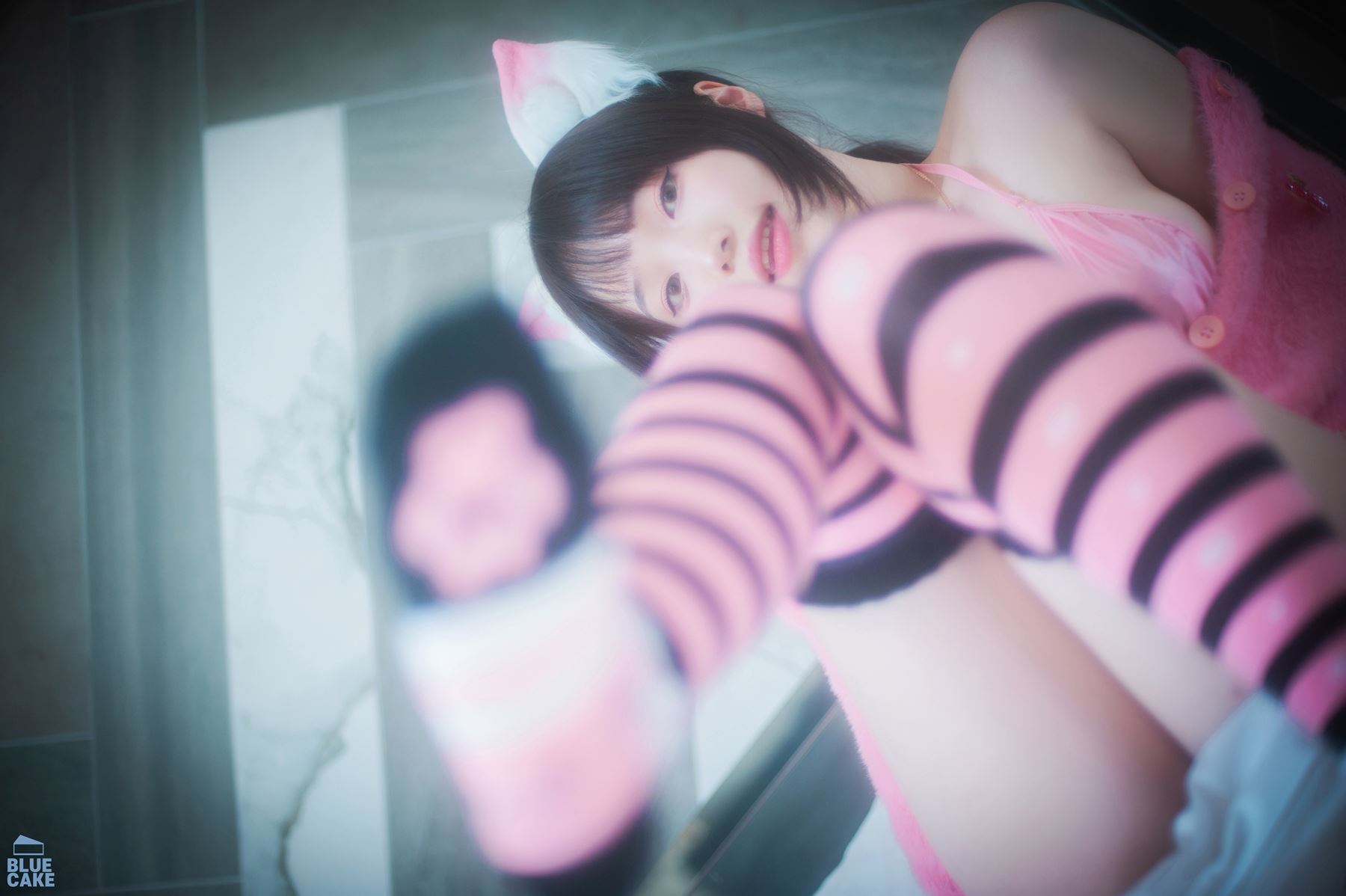 [BlueCake] NO.034 Bambi – Naughty Cats Pink & Mint RED [145P/684M]插图1