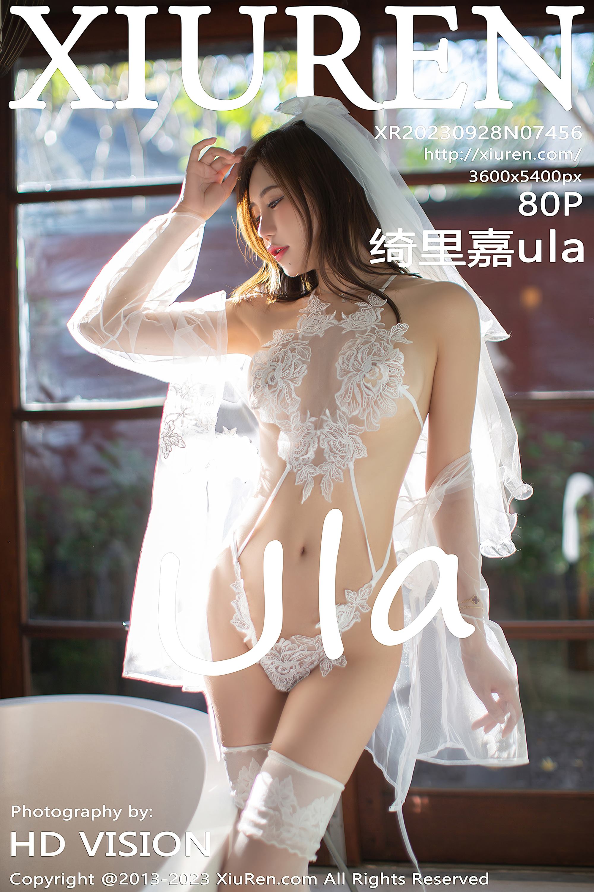 [XiuRen秀人网] 2023.09.28 No.7456 绮里嘉ula 婚纱美腿[81P/717MB]插图2