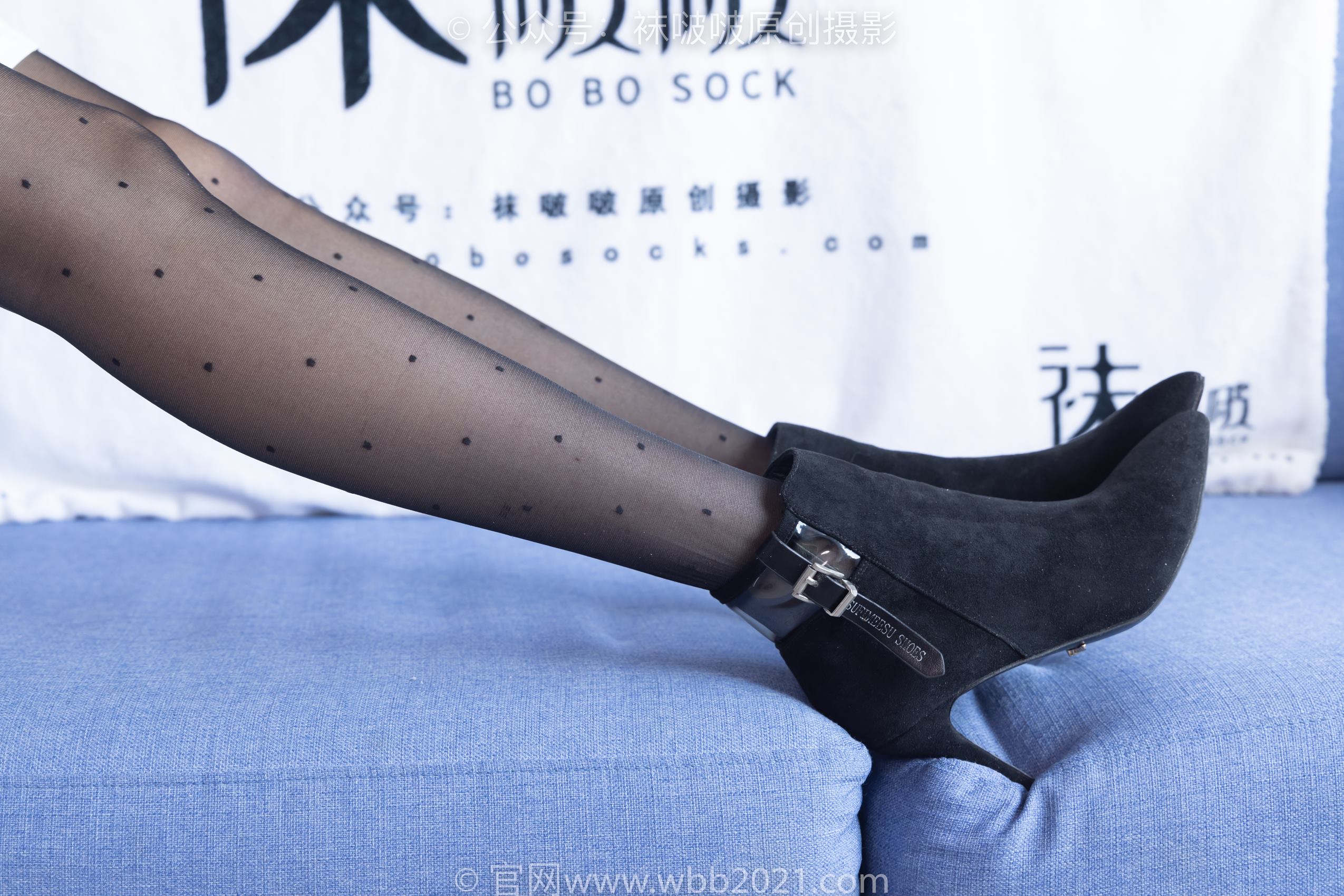 [BoBoSocks袜啵啵]NO.352 稚予-短靴、波点黑丝[145P/1V/5.57GB]插图3