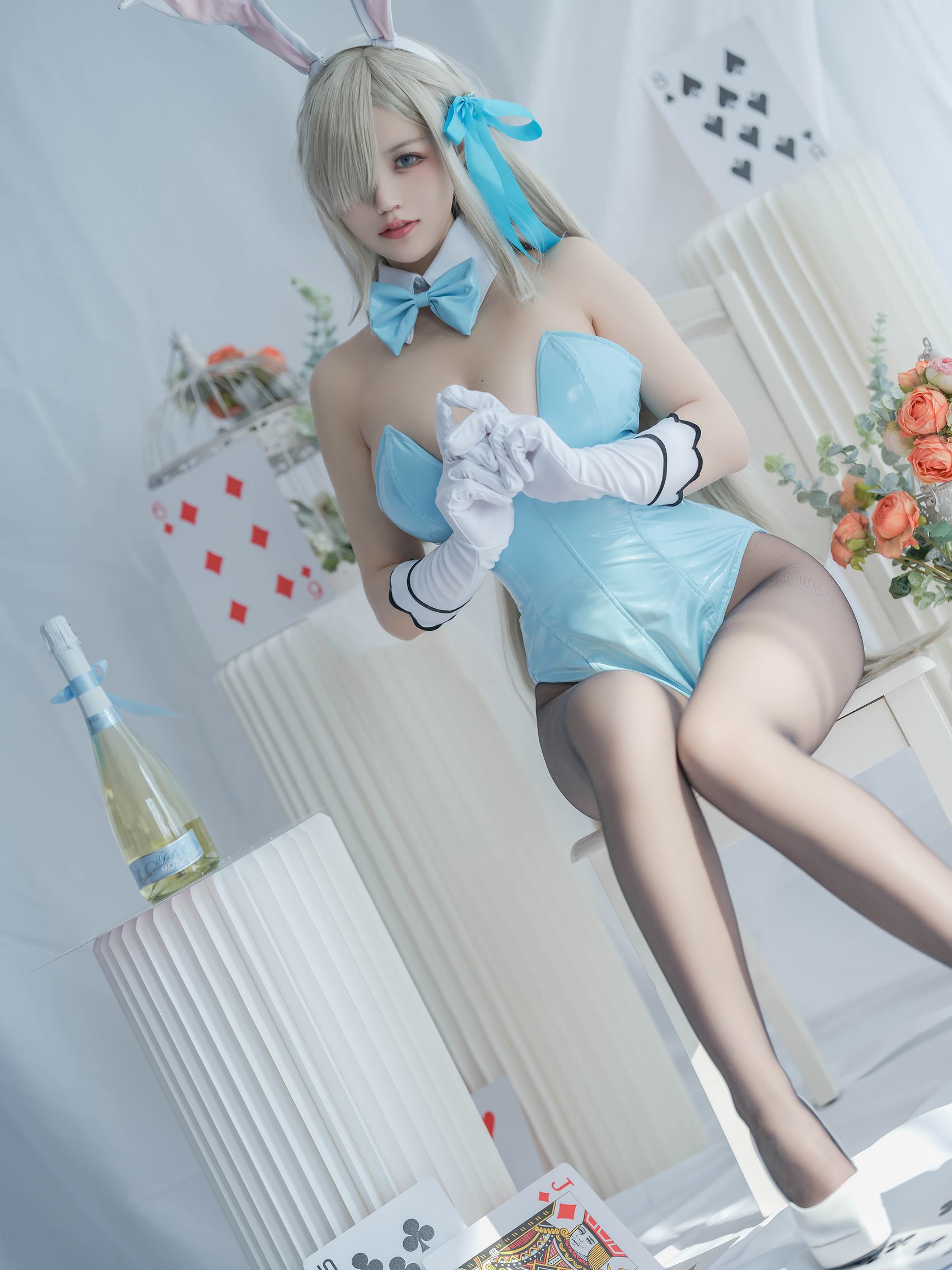 人气Coser@小仓千代w 明日奈兔女郎[22P/62.1M]插图2