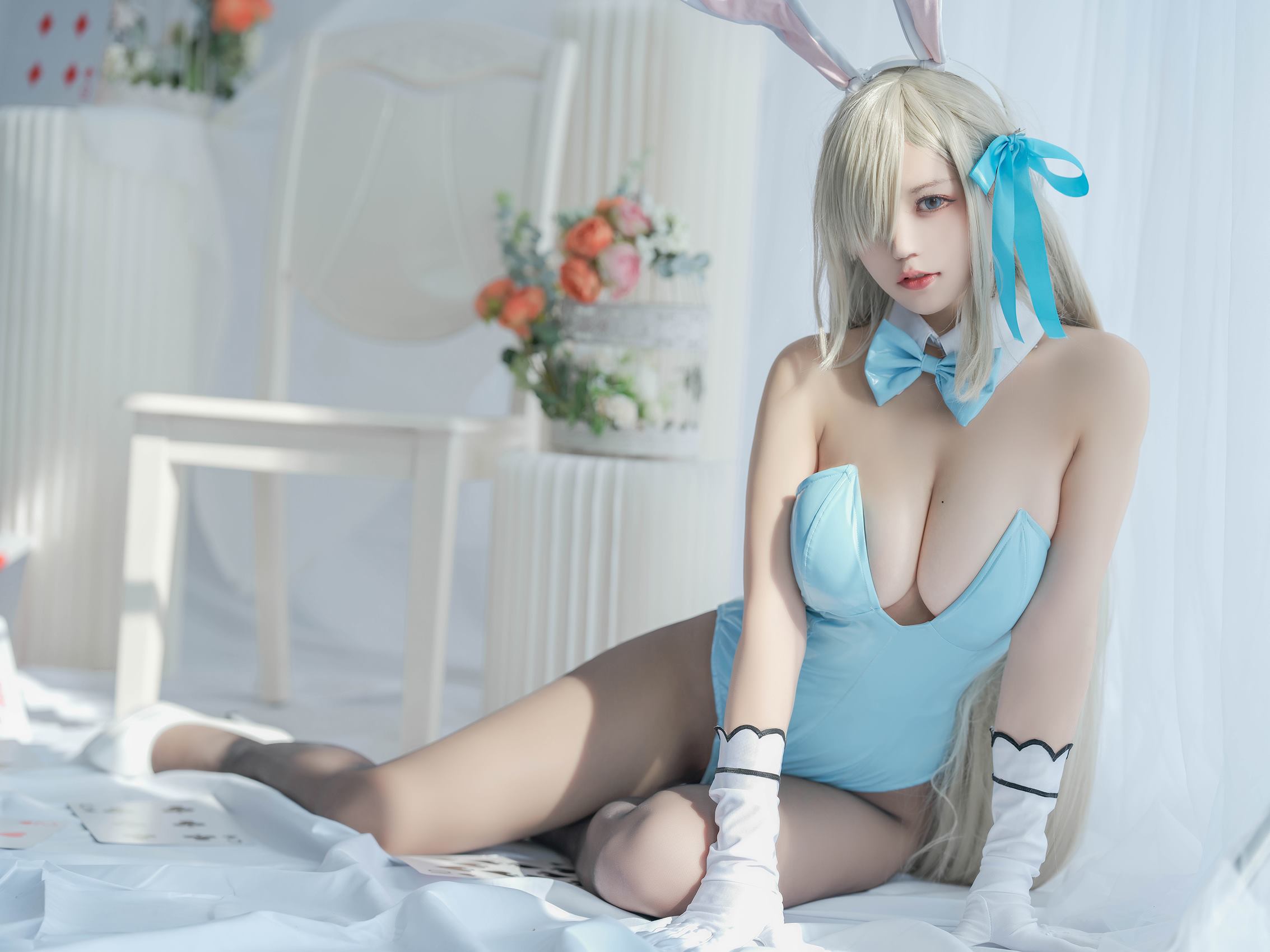 人气Coser@小仓千代w 明日奈兔女郎[22P/62.1M]插图4