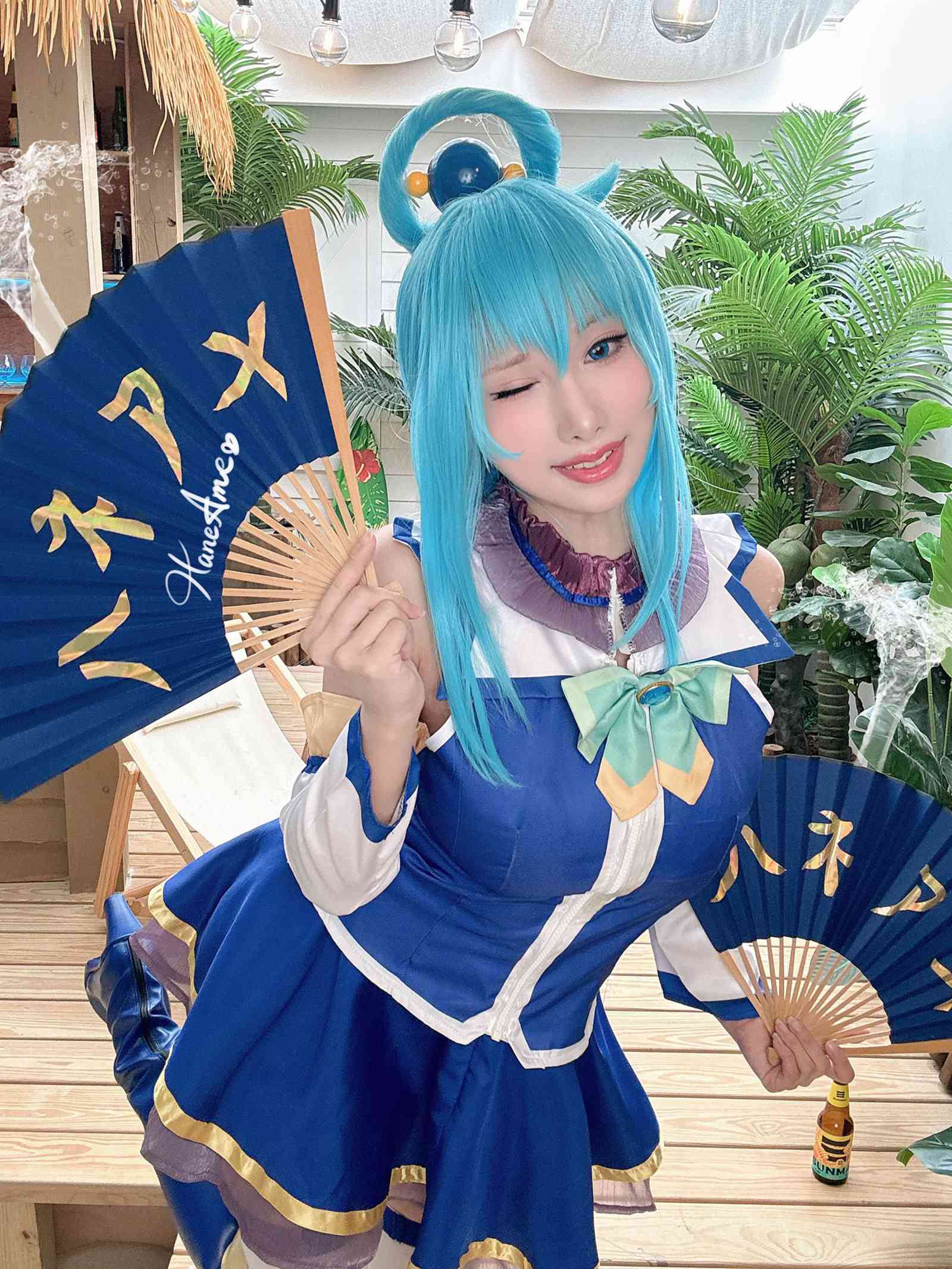 Hane Ame 雨波写真  Konosuba Aqua 阿克婭[30P/1V/256MB]插图2