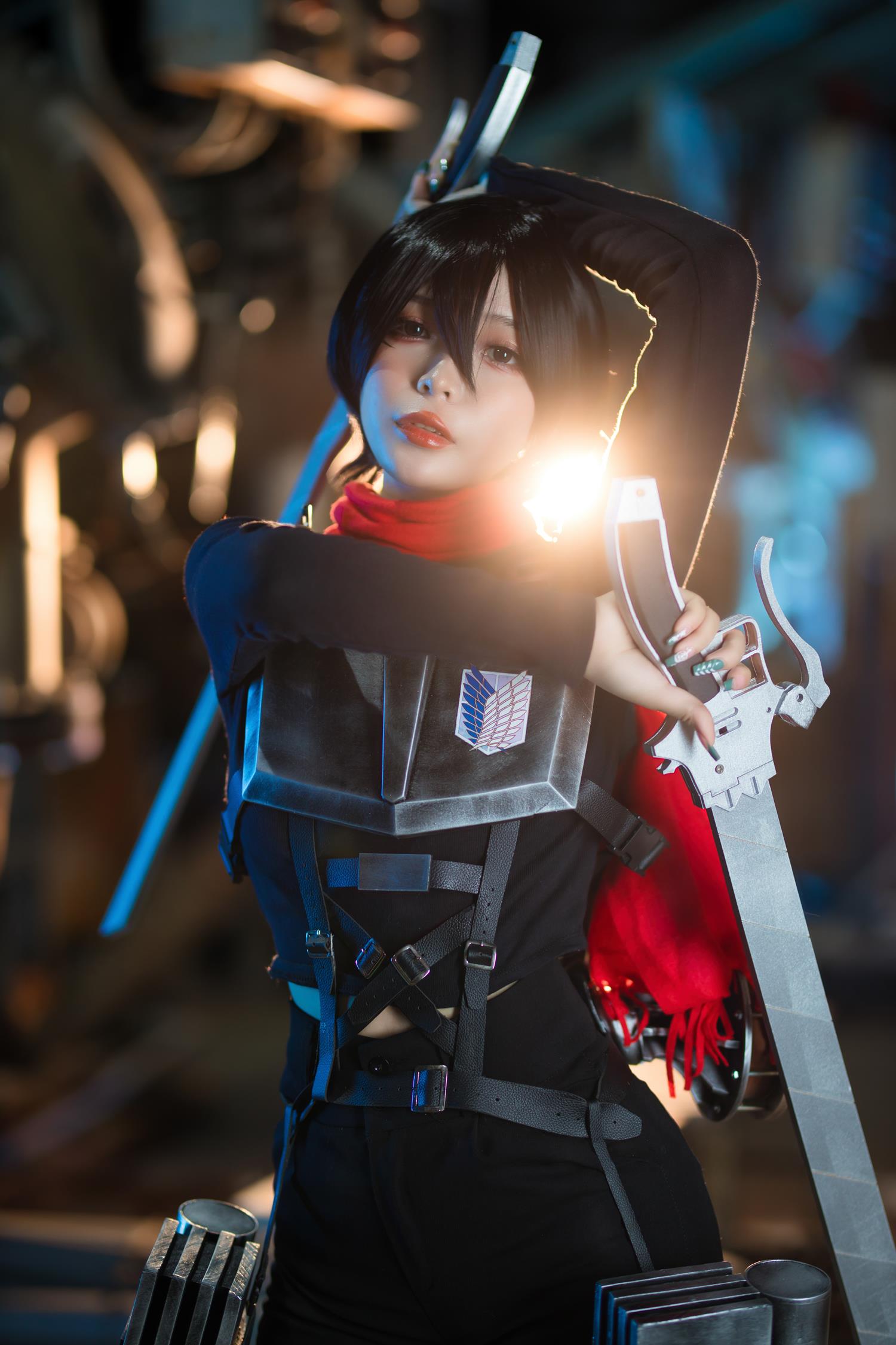 Umeko J – cosplay Mikasa Final Season Attack on Titan[135P/1.10GB]插图2