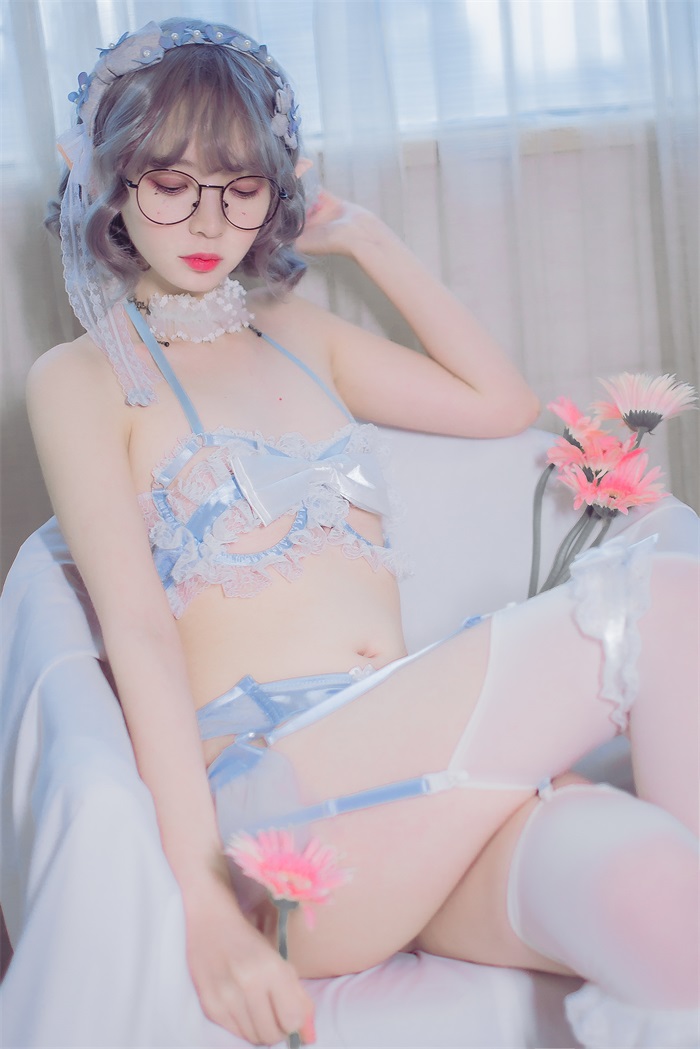 网红Coser@疯猫ss – .蓝色小精灵 [30P/180MB]插图2