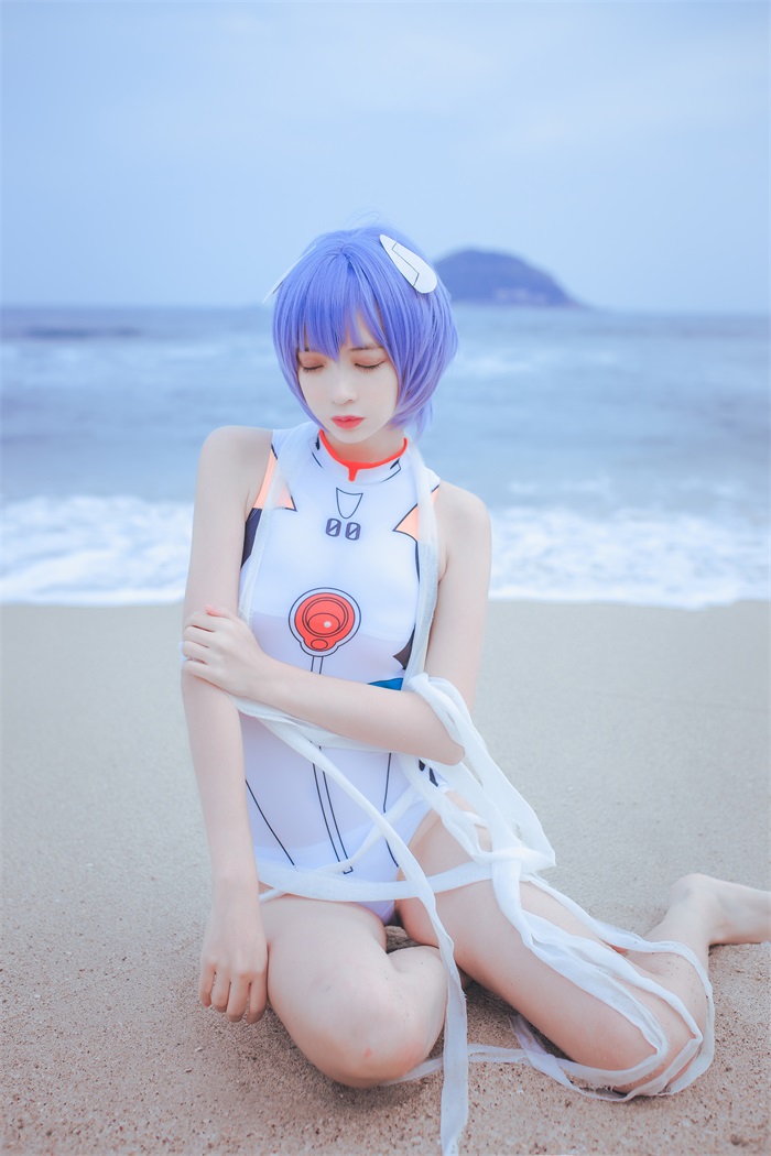 网红Coser@疯猫ss – 清新 绫波丽 [37P/228MB]插图3