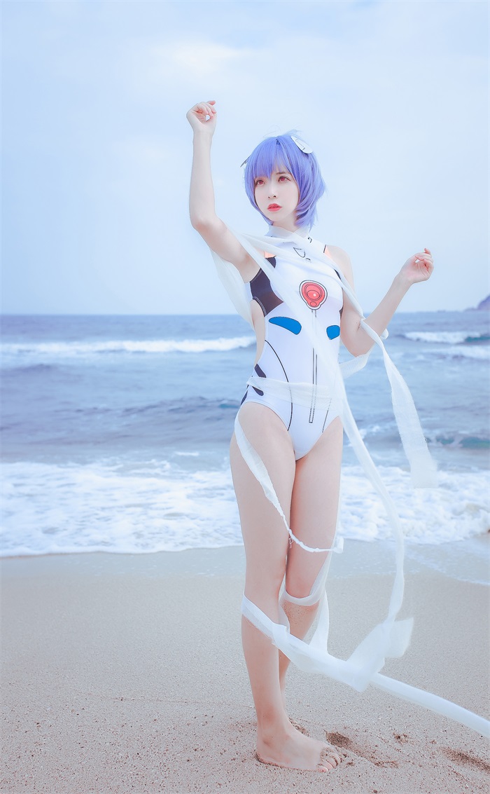 网红Coser@疯猫ss – 清新 绫波丽 [37P/228MB]-萌图网