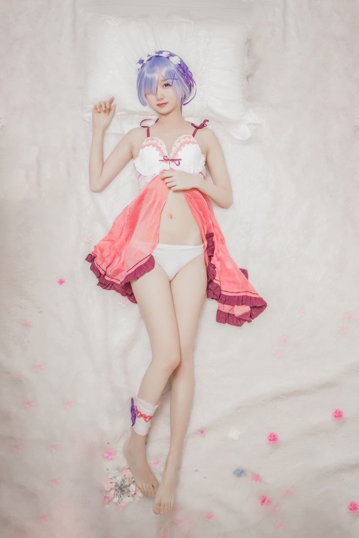 网红Coser@木绵绵OwO – 蕾姆睡衣 [24P/164MB]插图3