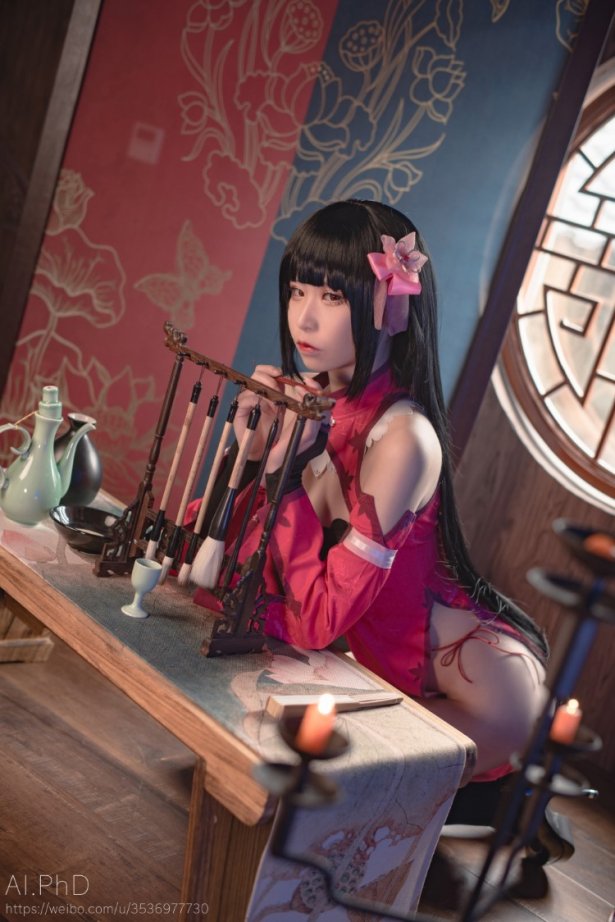 人气动漫Coser@爱老师_PhD 蛇喰梦子[9P/42MB]-萌图网