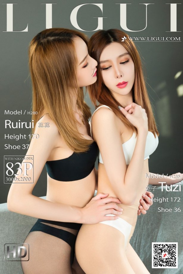 [Ligui丽柜]网络丽人 2021.05.03 Model《双生花-双丝百合》兔子&蕊蕊 [81+1P/113MB]