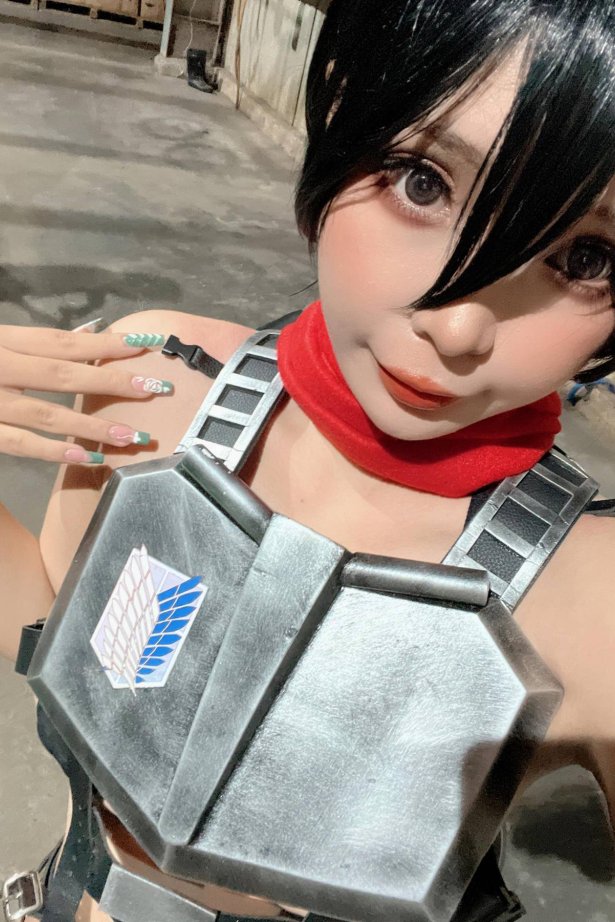 Umeko J – cosplay Mikasa Final Season Attack on Titan[135P/1.10GB]-萌图网