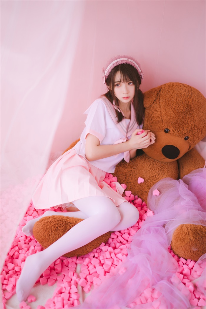 网红Coser@疯猫ss – 粉红色丝袜狂想曲 [54P/623MB]插图2