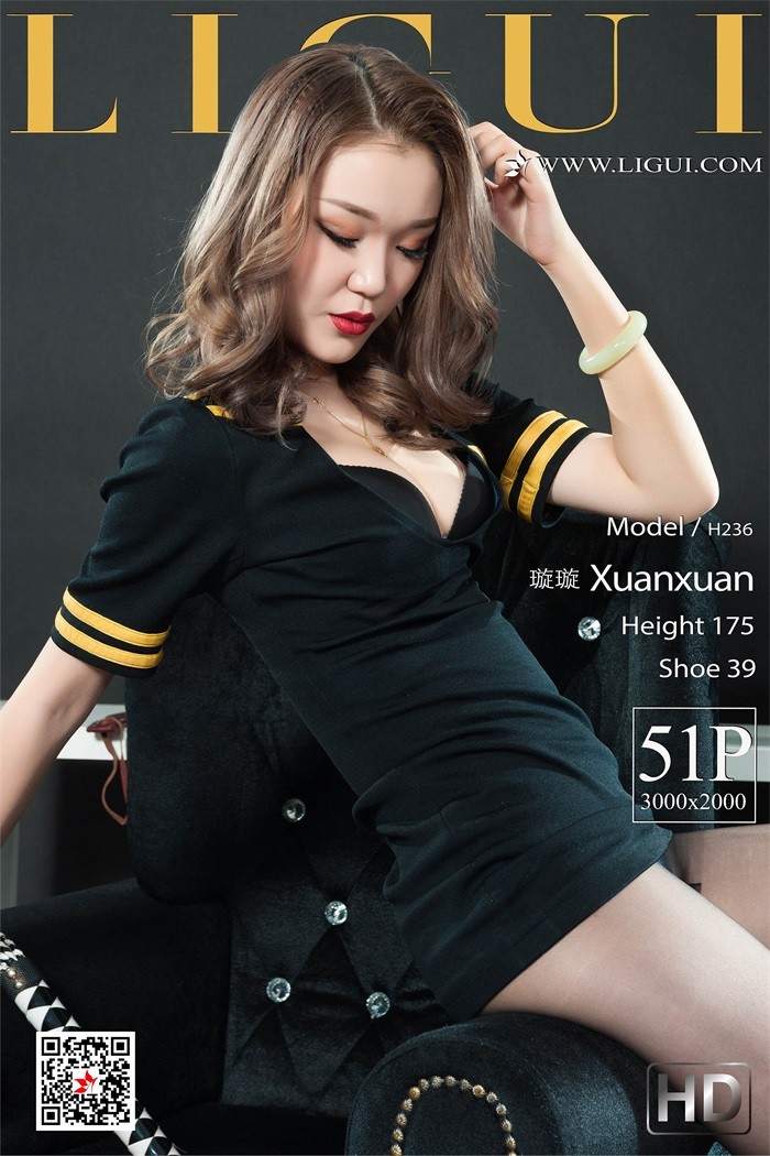 [Ligui丽柜] 2019.02.20 黑丝女王范 Model 璇璇 [61P/52.8MB]插图1