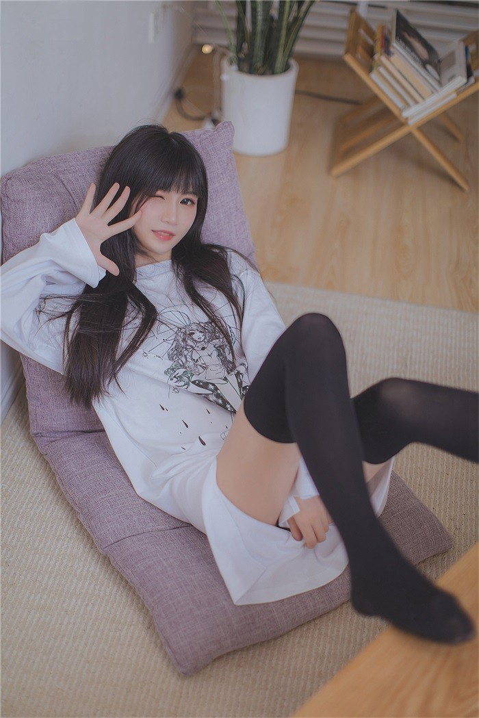 风之领域精品写真@No.081 长发的黑丝俏皮学妹 [42P/208MB]插图2