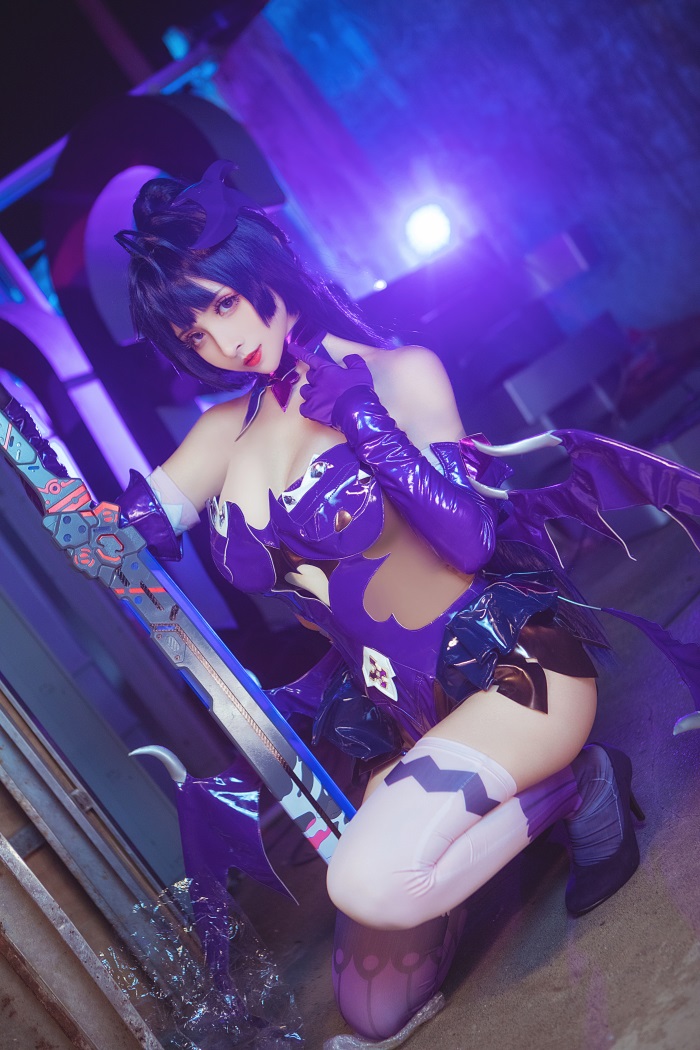 知名动漫Coser@rioko凉凉子 魅魔芽衣 [22P/697MB]插图3