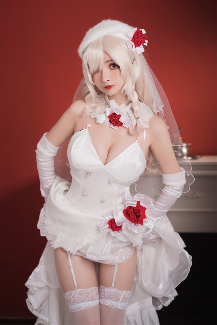 知名动漫Coser@rioko凉凉子 这样的新娘 你想要吗 [25P/245MB]插图3