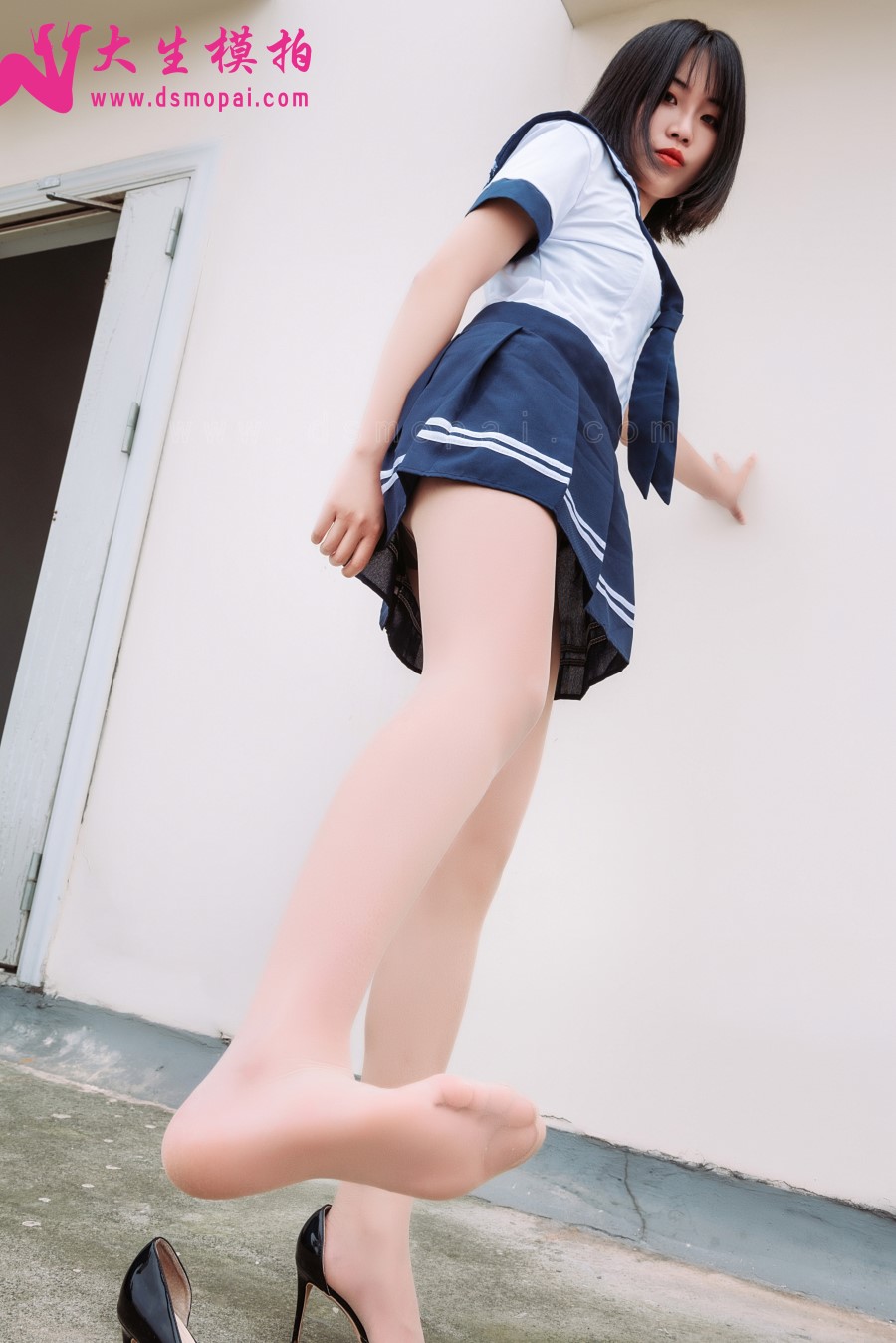 大生模拍 No.189 雪馨 清纯肉丝 [47P/225MB]插图1