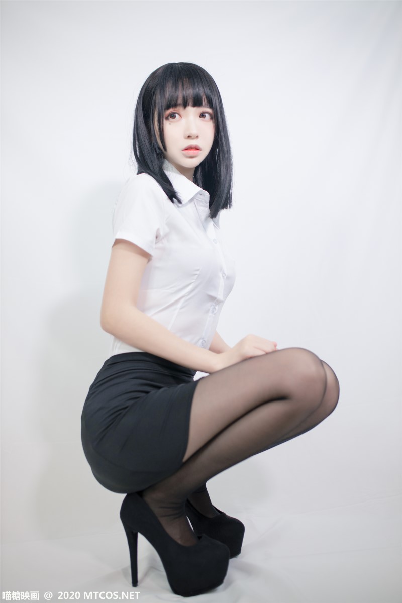 喵糖映画 VOL.291 OL制服 [22P/116MB]插图1