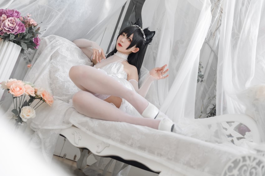 樱落酱w – 爱宕花嫁 [19P/92MB]插图4