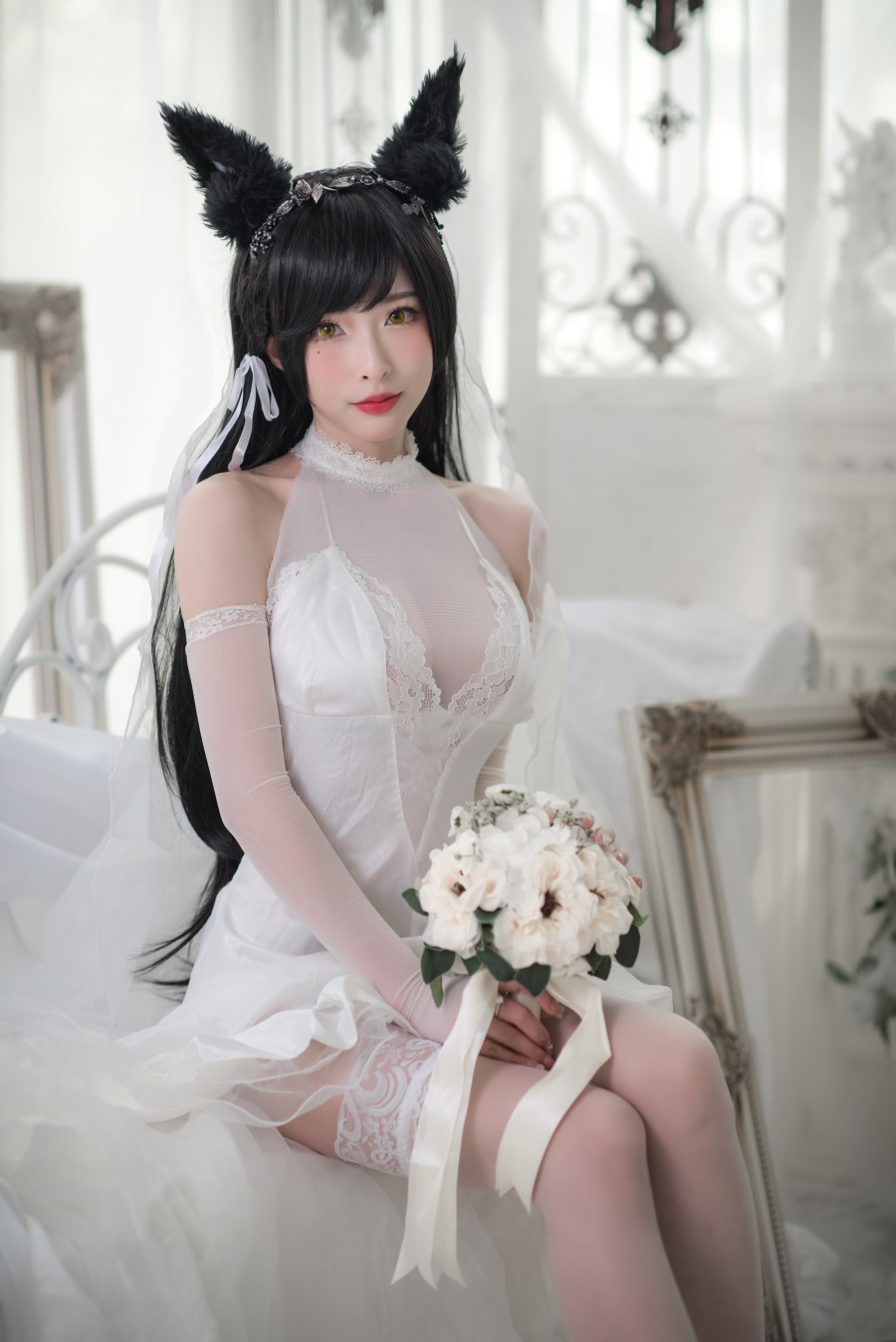 清水由乃 – 爱宕婚纱 [49P/1V/1.66GB]插图1