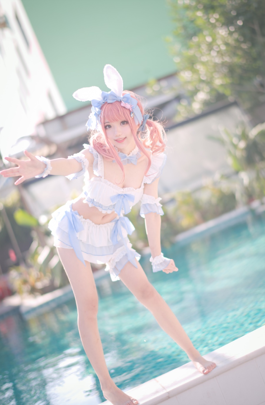 花柒Hana – 夏日甜芯 泳装 [37P/87MB]插图3