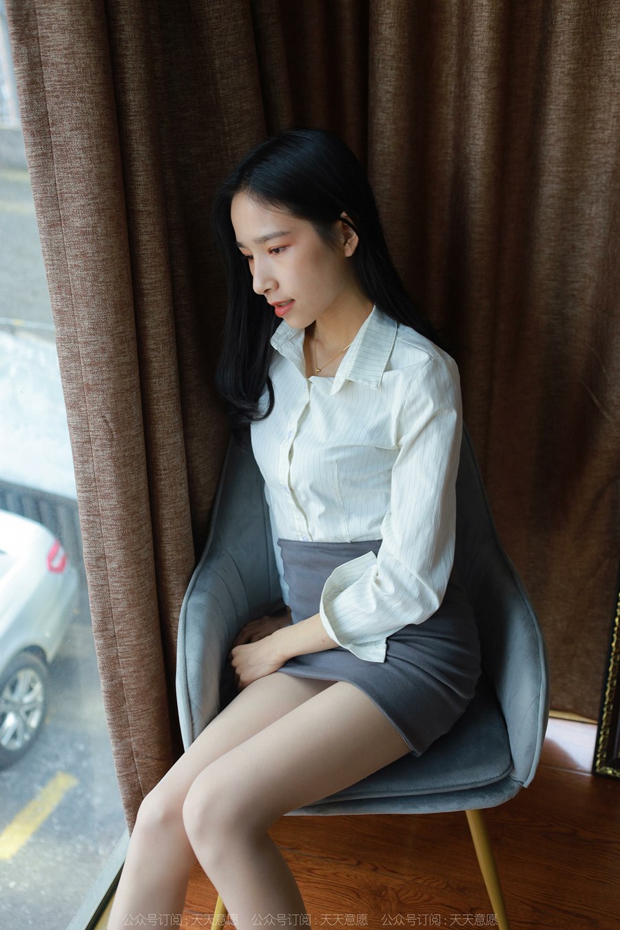 [IESS异思趣向] 耽丝 211205 地板上的黑色凉鞋 美子 [89P/116MB]插图2