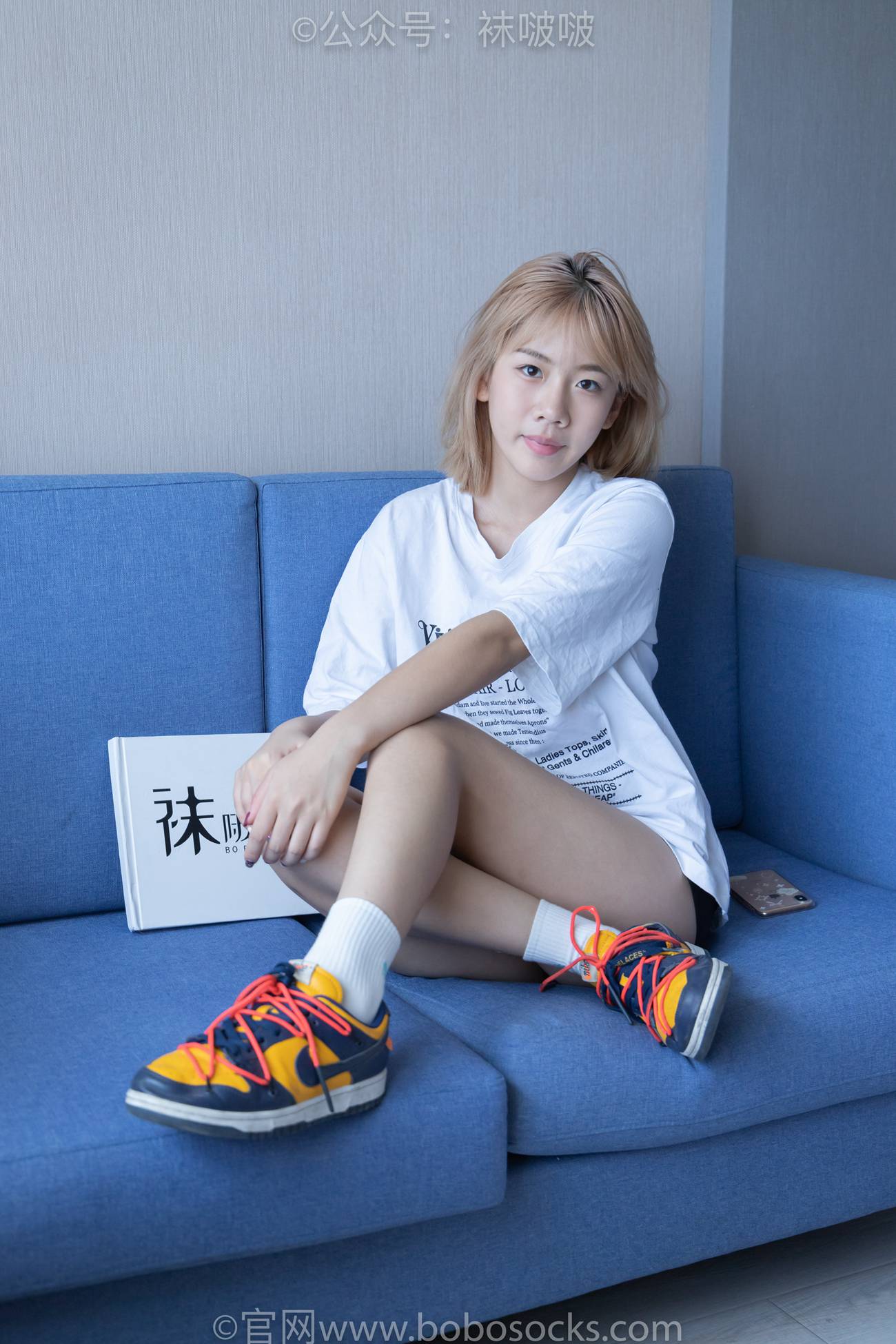 [BoBoSocks袜啵啵]NO.009 果冻-耐克板鞋、白棉袜、裸足 [130P/1V/5.85GB]插图3