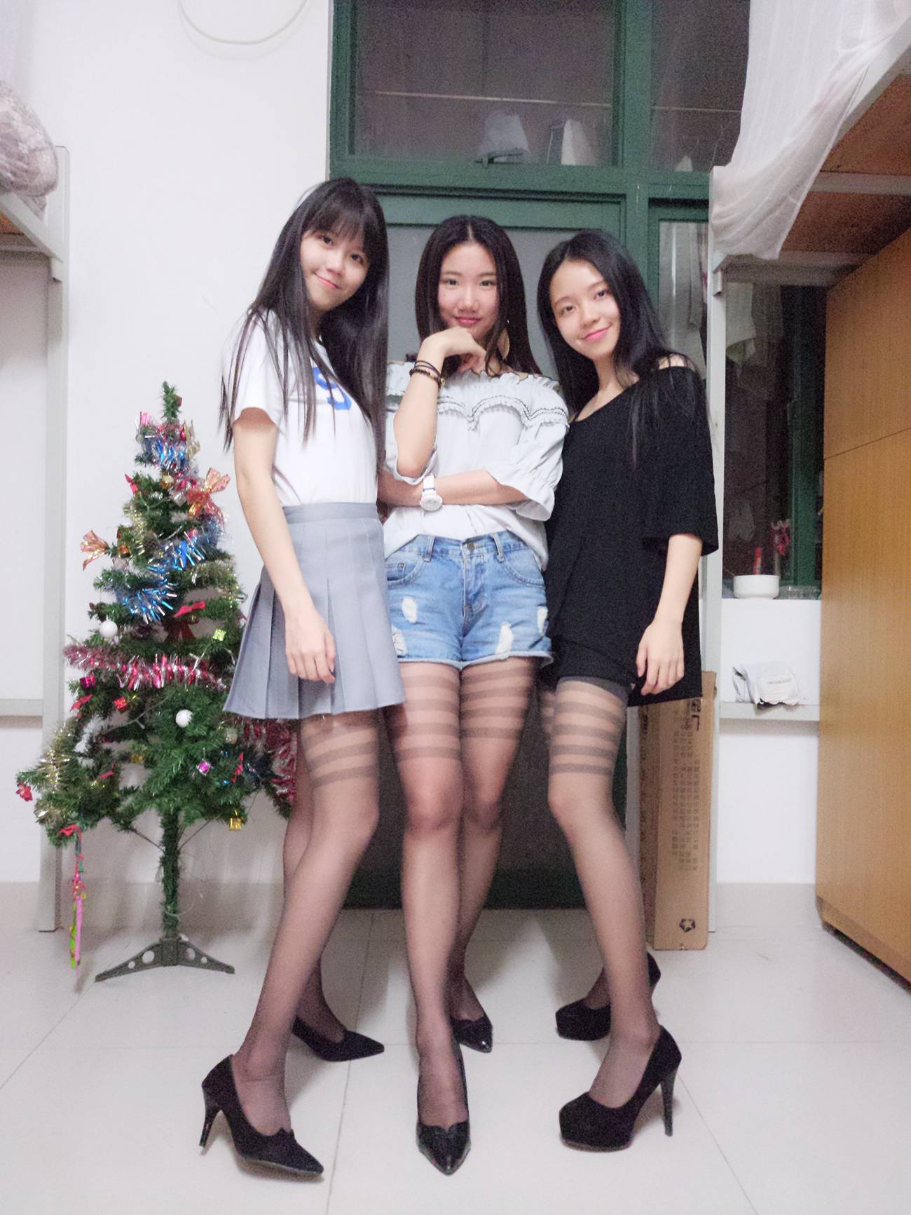 学妹校园寝室短丝系列017期 静静 [60P/86MB]插图4